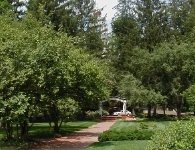 Walkway in the Sunken Garden