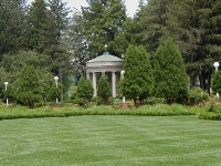 Apollo across the Sunken Garden