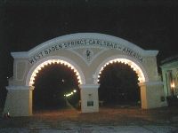 Archway Gates After Dark