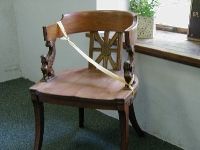 Original Lobby Chair in the Museum)