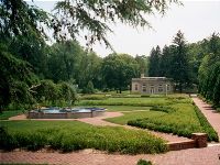 The Sunken Garden and Billiards Pavillion from the Veranda