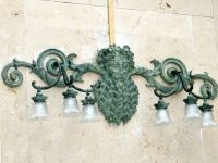 Closeup of Bacchus Wall Sconce
