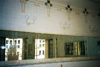 Original Ceramic Tiles near the Barber Shop Ceiling