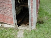 View into the spring house