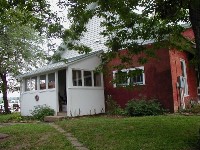 View of the back porch