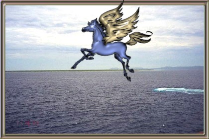 Pegasus Rising from the Sea