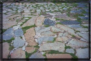 Paving Stones in courtyard of Fortress of Santa Rosa on Isla Margarita