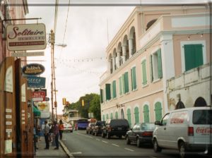 Looking west on Main Street, Charlotte Amalie, St Thomas, V.I