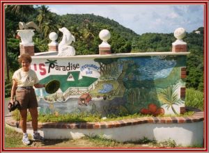 Mary and the Island Paradise sign