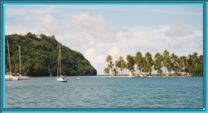 Sailing on Marigot Bay