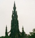 In Edinburgh, blackened by coal fumes