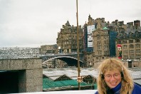 From Waverly Station, in Edinburgh