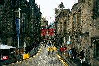 The Royal Mile, Leading up to the Castle entrance.