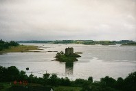 On an island called Rock of the Cormorants.