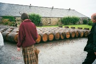 Bourbon casks made in Cuba, Missouri, USA of white oak.