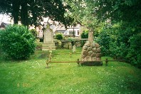 Beautiful old tombstones.